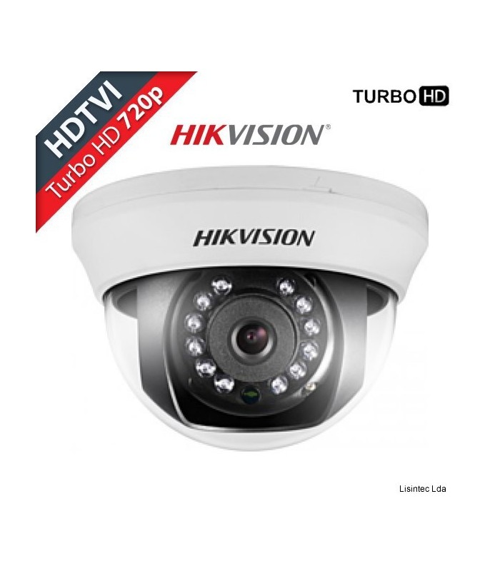 Dome Camera HDTVI Hikvision HD 720p Indoor - Lisintec Equipamentos De ...